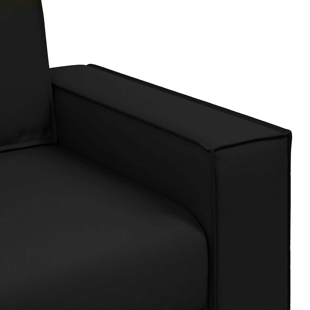 Sofa Chair Black 180 x 78 x 84 cm Artificial Leather