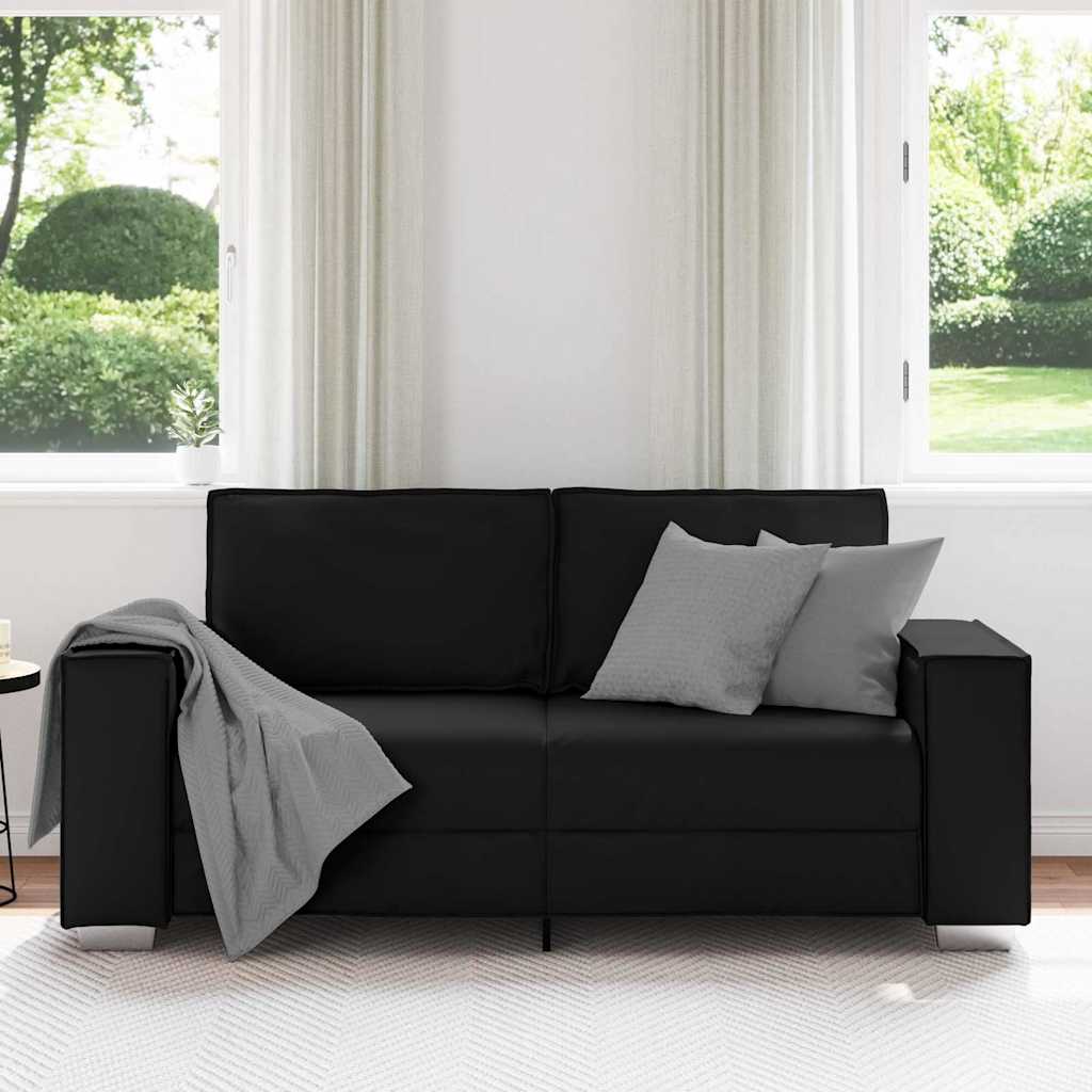 Sofa Chair Black 180 x 78 x 84 cm Artificial Leather