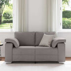Sofa with Cushion Taupe 160 x 77 x 82 cm Fabric