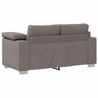 Sofa with Cushion Taupe 160 x 77 x 82 cm Fabric