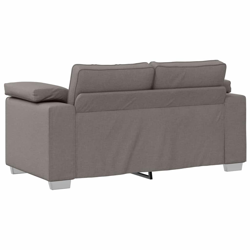 Sofa with Cushion Taupe 160 x 77 x 82 cm Fabric