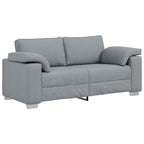 Sofa with Cushion Light grey 180 x 77 x 82 cm Fabric
