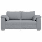 Sofa with Cushion Light grey 180 x 77 x 82 cm Fabric