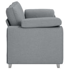 Sofa with Cushion Light grey 180 x 77 x 82 cm Fabric