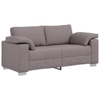 Sofa with Cushion Taupe 180 x 77 x 82 cm Fabric