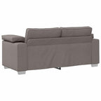Sofa with Cushion Taupe 180 x 77 x 82 cm Fabric