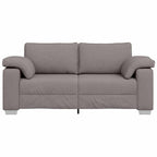 Sofa with Cushion Taupe 180 x 77 x 82 cm Fabric