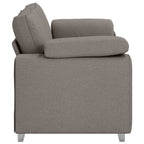 Sofa with Cushion Taupe 180 x 77 x 82 cm Fabric
