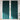 Curtains with Curtains 2 pcs Dark green 140 x 245 cm Velvet