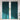 Curtains with Curtains 2 pcs Dark green 140 x 260 cm Velvet
