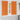 Curtains with Curtains 2 pcs Bright orange Polyester