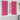 Curtains with Curtains 2 pcs Bright pink Polyester