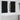 Curtains with Curtains 2 pcs Black Polyester