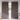 Curtains with Curtains 2 pcs Dark brown Polyester