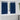 Curtains with Curtains 2 pcs Dark blue Polyester