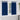 Curtains with Curtains 2 pcs Dark blue Polyester