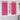 Curtains with Curtains 2 pcs Bright pink Polyester