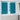 Curtains with Curtains 2 pcs Turquoise Polyester