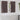 Curtain with Curtains 2 pcs Brown 140 x 140 cm Velvet