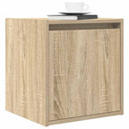 Wall-Mounted Bedside Cabinet Sonoma Oak 38x34x40 cm