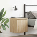 Wall-Mounted Bedside Cabinet Sonoma Oak 38x34x40 cm