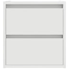 Wall-mounted Bedside Cabinet White 38x34x40 cm