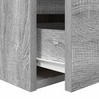 Wall-mounted Bedside Cabinet Grey Sonoma 38x34x40 cm
