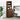Bedside Cabinet Brown Oak 39x35x125 cm Engineered Wood