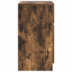 Bedside Cabinets 2 pcs Smoked Oak 39x35x65 cm Engineered Wood