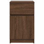 Bedside Cabinets 2 pcs Brown Oak 39x35x65 cm Engineered Wood