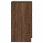Bedside Cabinets 2 pcs Brown Oak 39x35x65 cm Engineered Wood