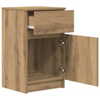 Bedside Cabinets 2 pcs Artisan Oak 39x35x65 cm Engineered Wood