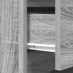 Bedside Cabinets with 3 Drawers 2 pcs Grey Sonoma 39x35x65 cm