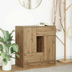 Sideboard with Drawers and Doors Artisan Oak 70.5x34x74.5 cm