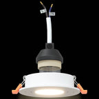 Spotlight 6 pcs White 9 x 9 x 2 cm Aluminium