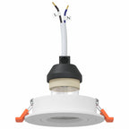 Spotlight 6 pcs White 9 x 9 x 2 cm Aluminium