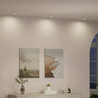 Spotlight 6 pcs White 9 x 9 x 2 cm Aluminium