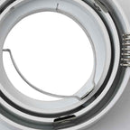 Spotlight 24 pcs White 9 x 9 x 2 cm Aluminium