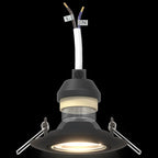 Spotlight 6 pcs Black 9 x 9 x 2.5 cm Metal