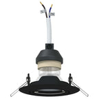 Spotlight 6 pcs Black 9 x 9 x 2.5 cm Metal