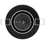 Spotlight 6 pcs Black 9 x 9 x 2.5 cm Metal