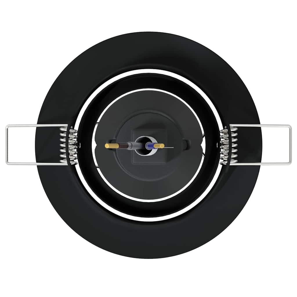 Spotlight 6 pcs Black 9 x 9 x 2.5 cm Metal