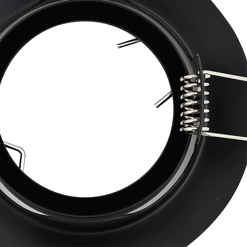 Spotlight 12 pcs Black 9 x 9 x 2.5 cm Metal