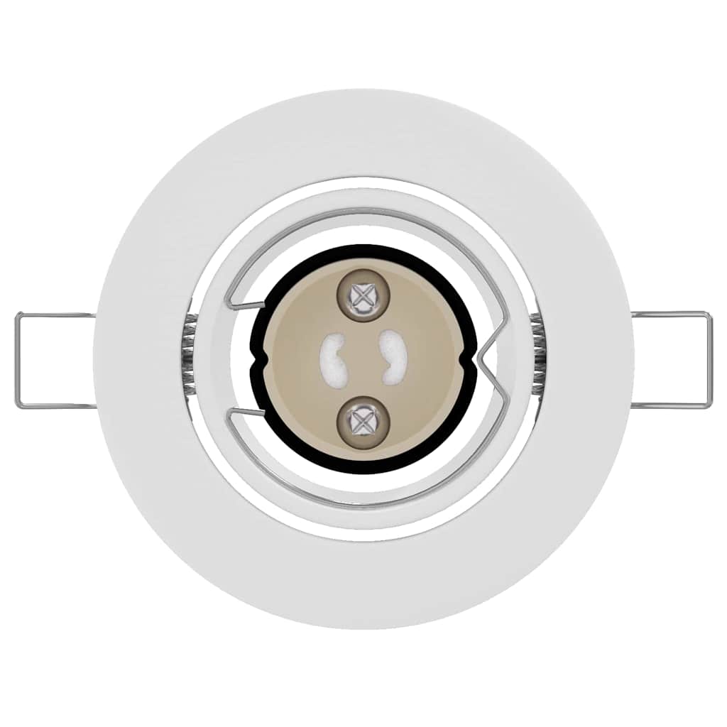 Spotlight 24 pcs White 9 x 9 x 2.5 cm Metal