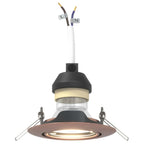 Spotlight 6 pcs Copper 9 x 9 x 2.5 cm Metal