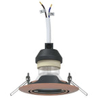 Spotlight 6 pcs Copper 9 x 9 x 2.5 cm Metal