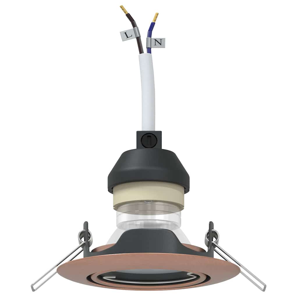 Spotlight 12 pcs Copper 9 x 9 x 2.5 cm Metal