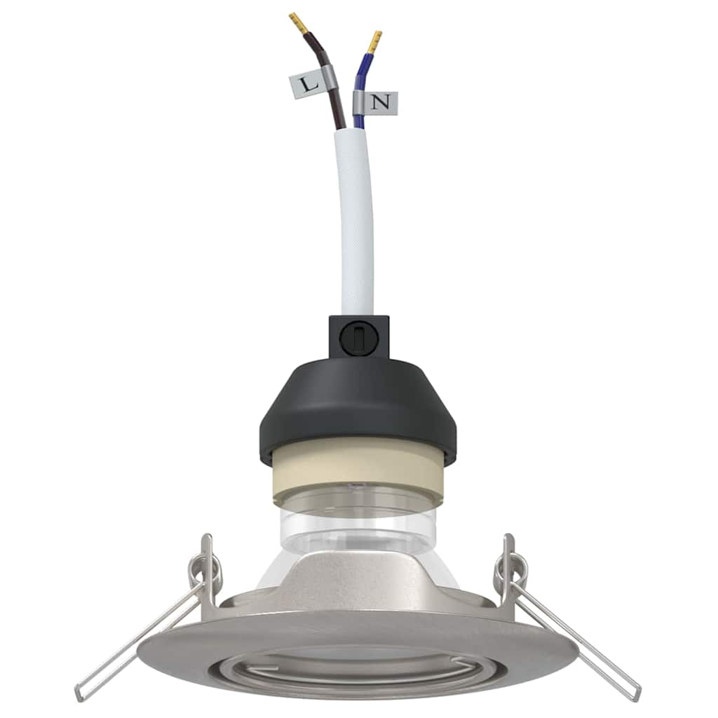 Spotlight 6 pcs Silver 9 x 9 x 2.5 cm Metal