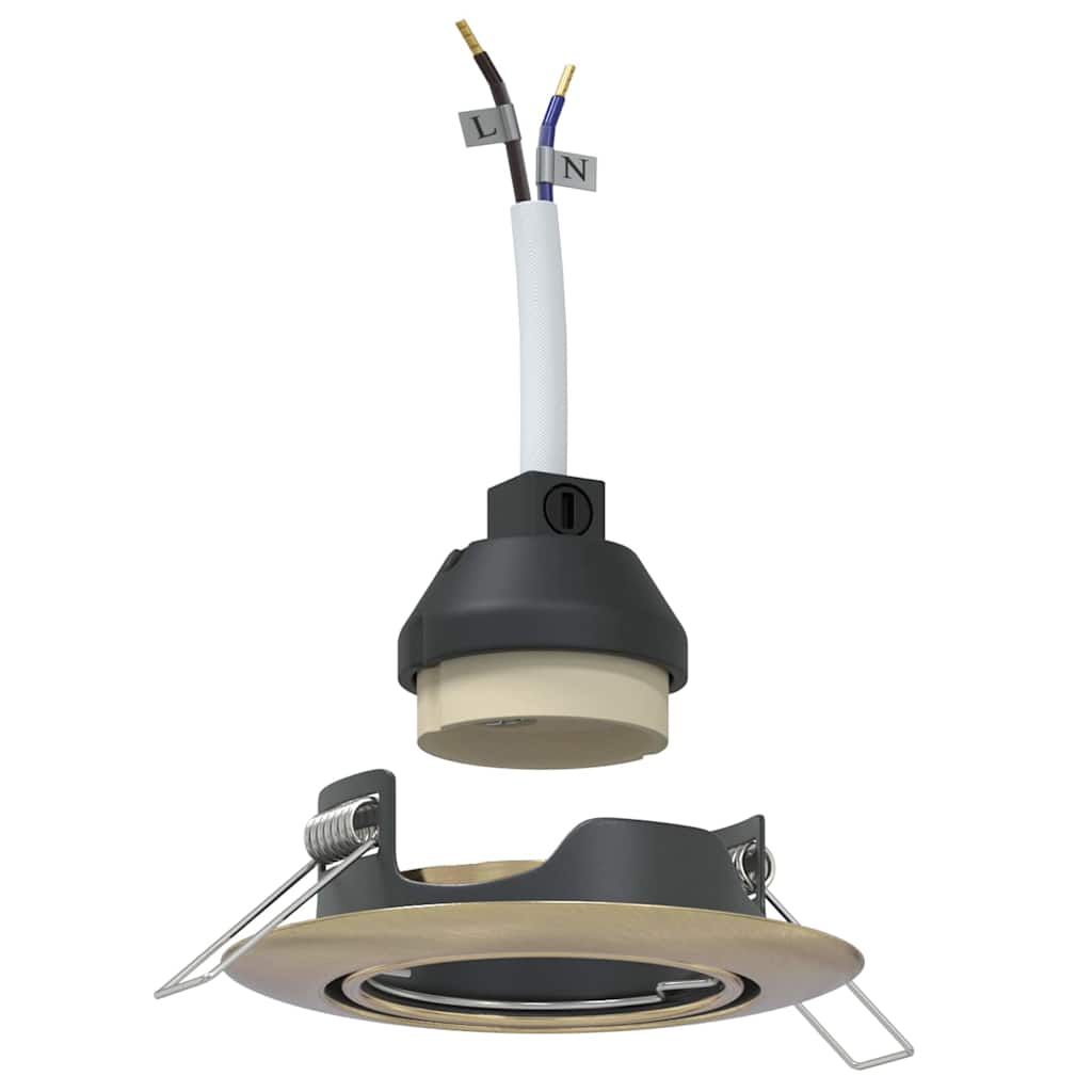 Spotlight 12 pcs Brass 9 x 9 x 2.5 cm Metal