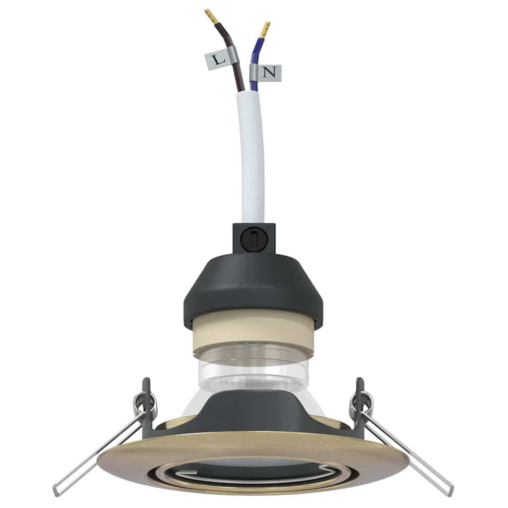 Spotlight 12 pcs Brass 9 x 9 x 2.5 cm Metal